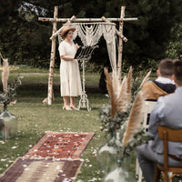 Traubogen Birke - Palettenhochzeit