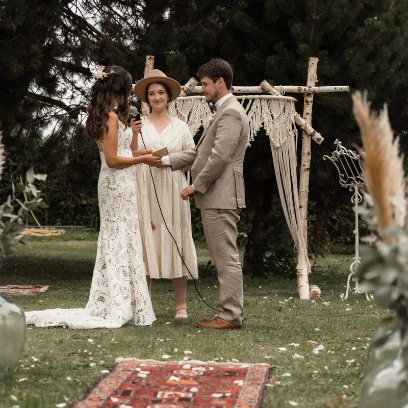 Traubogen Birke - Palettenhochzeit