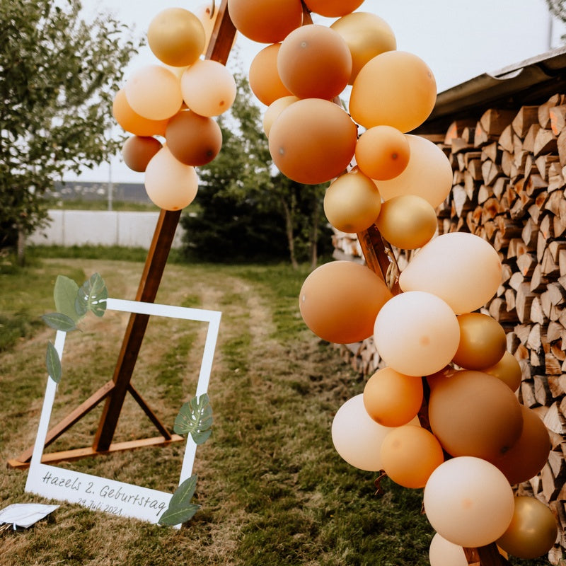 Traubogen Dreieck - Palettenhochzeit